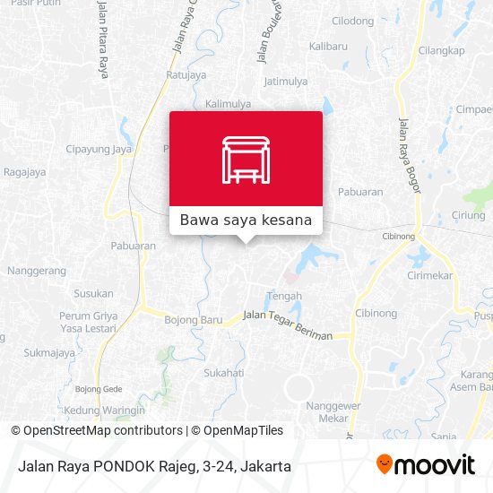 Peta Jalan Raya PONDOK Rajeg, 3-24