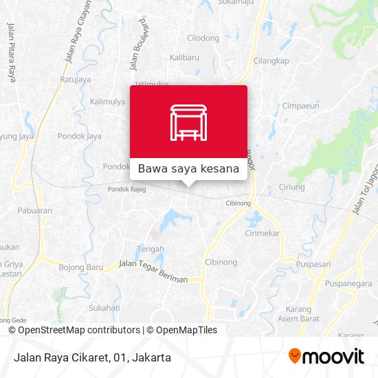Peta Jalan Raya Cikaret, 01