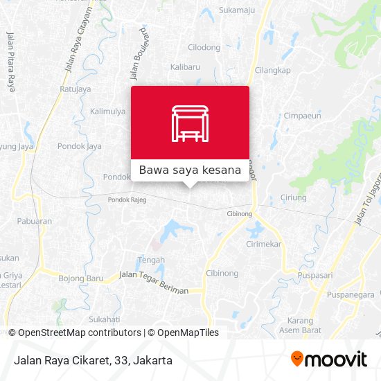 Peta Jalan Raya Cikaret, 33