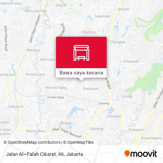 Peta Jalan Al~Falah Cikaret, 46