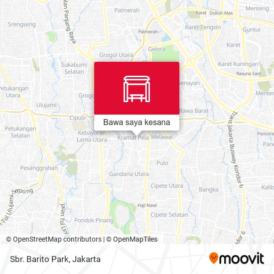 Peta Sbr. Barito Park