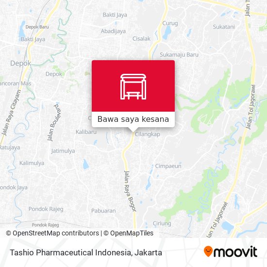 Peta Tashio Pharmaceutical Indonesia
