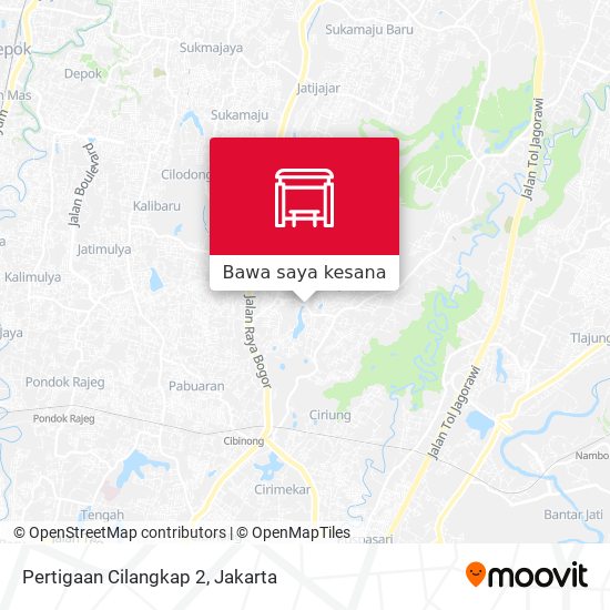 Peta Pertigaan Cilangkap 2