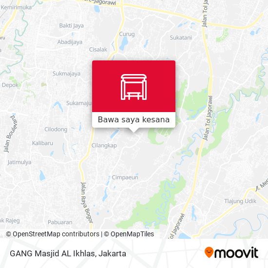 Peta GANG Masjid AL Ikhlas
