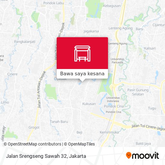 Peta Jalan Srengseng Sawah 32