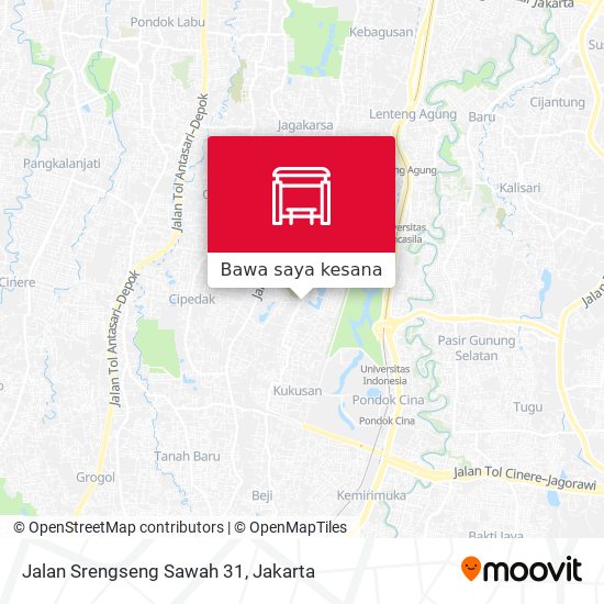 Peta Jalan Srengseng Sawah 31