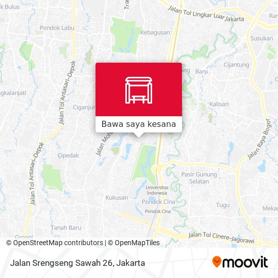 Peta Jalan Srengseng Sawah 26