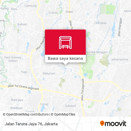 Peta Jalan Taruna Jaya 76