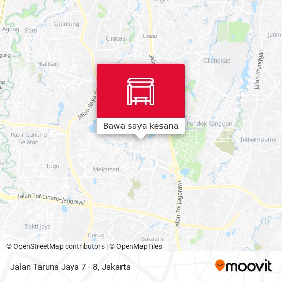 Peta Jalan Taruna Jaya 7 - 8