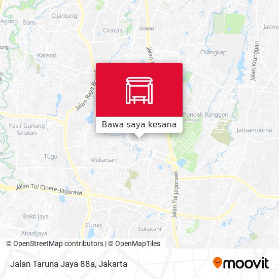 Peta Jalan Taruna Jaya 88a