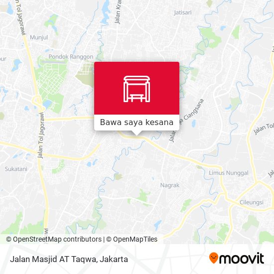 Peta Jalan Masjid AT Taqwa