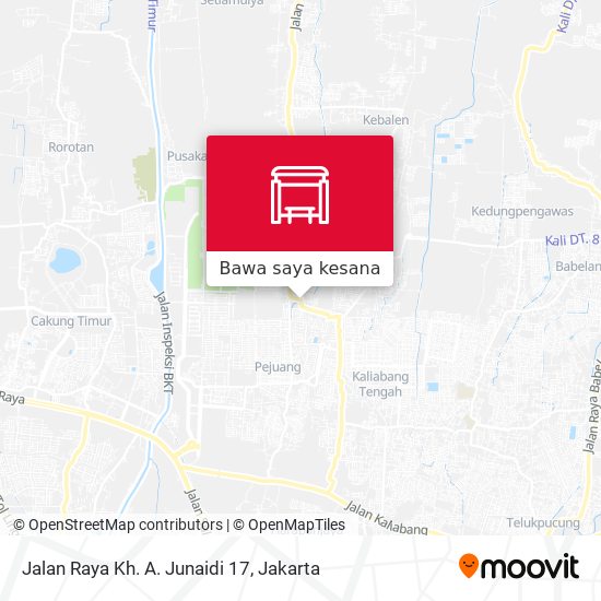 Peta Jalan Raya Kh. A. Junaidi 17