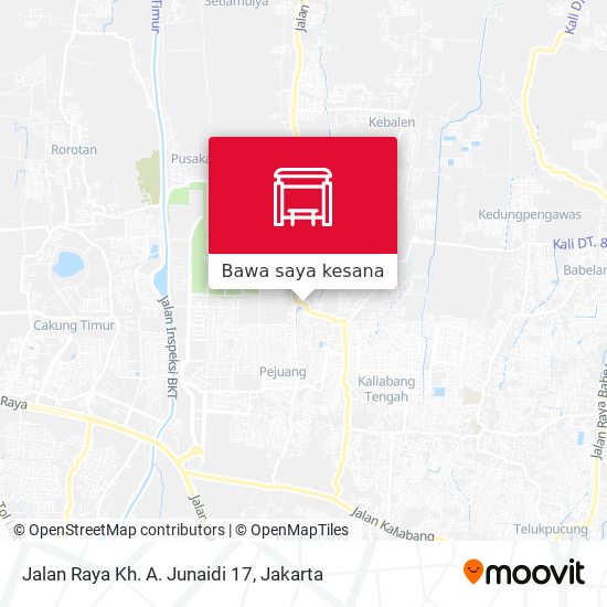 Peta Jalan Raya Kh. A. Junaidi 17