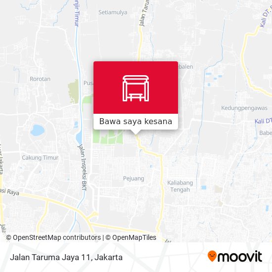 Peta Jalan Taruma Jaya 11