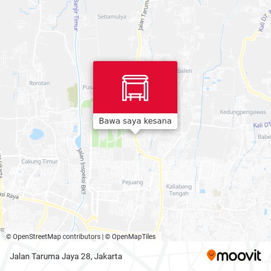 Peta Jalan Taruma Jaya 28