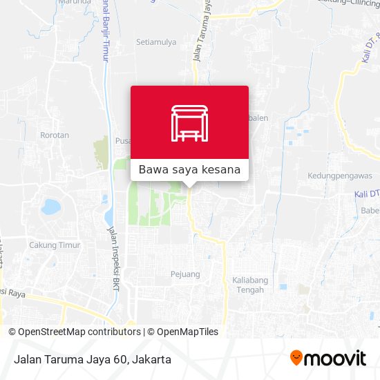 Peta Jalan Taruma Jaya 60