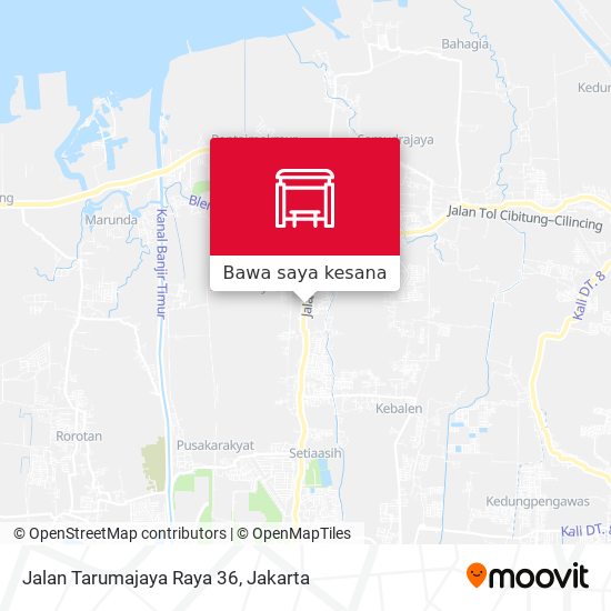 Peta Jalan Tarumajaya Raya 36