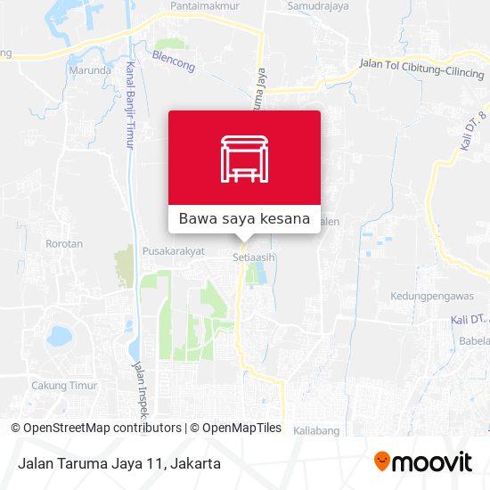 Peta Jalan Taruma Jaya 11