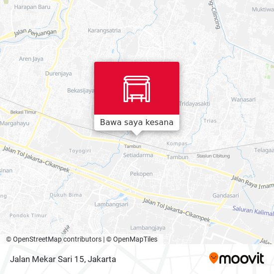 Peta Jalan Mekar Sari 15