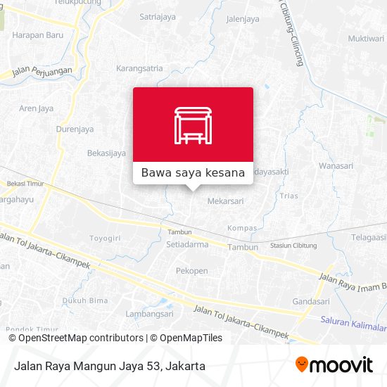 Peta Jalan Raya Mangun Jaya 53