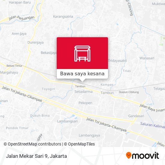 Peta Jalan Mekar Sari 9