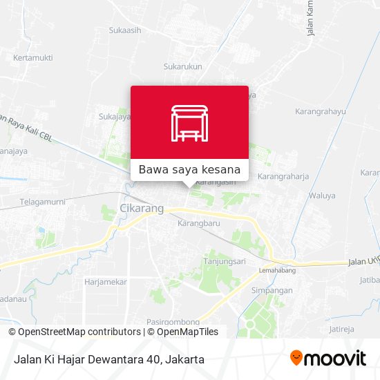 Peta Jalan Ki Hajar Dewantara 40