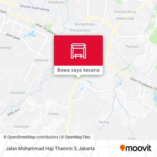 Peta Jalan Muhammad Haji Thamrin 3