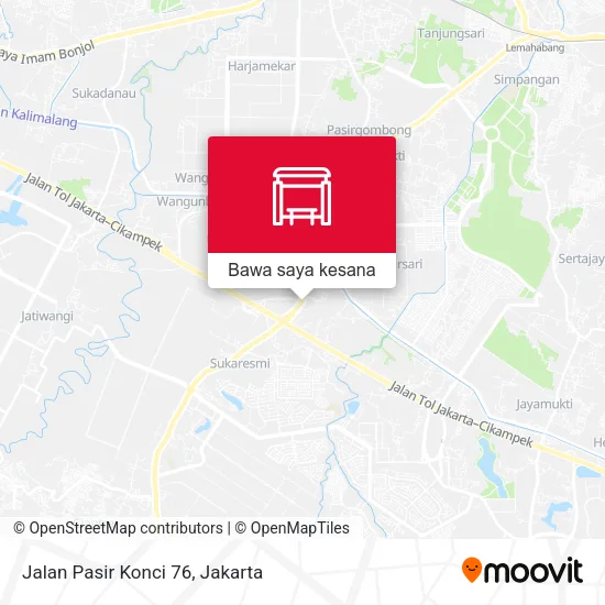 Peta Jalan Pasir Konci 76