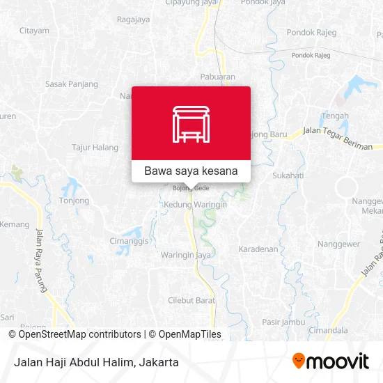 Peta Jalan Haji Abdul Halim