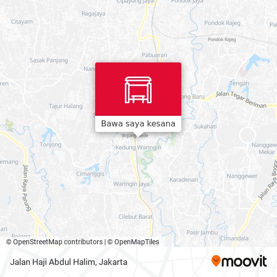 Peta Jalan Haji Abdul Halim