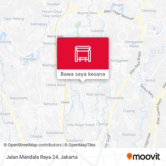 Peta Jalan Mandala Raya 24