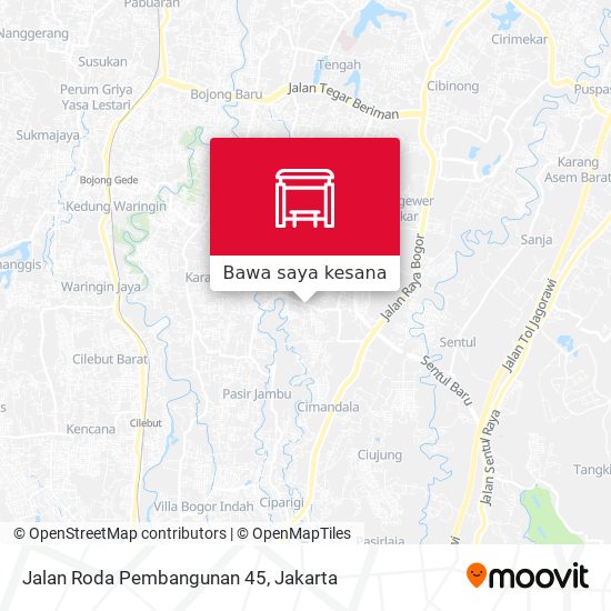 Peta Jalan Roda Pembangunan 45