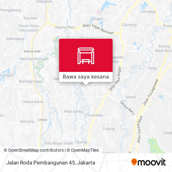 Peta Jalan Roda Pembangunan 45