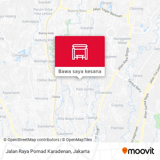 Peta Jalan Raya Pomad Karadenan