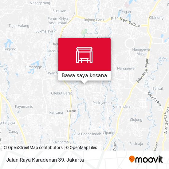 Peta Jalan Raya Karadenan 39