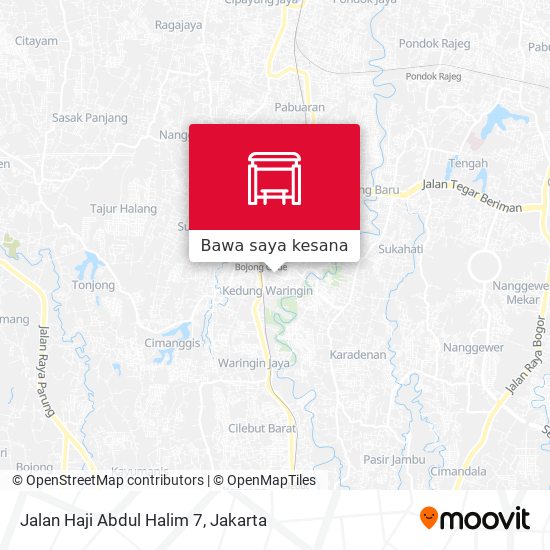 Peta Jalan Haji Abdul Halim 7
