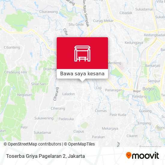 Peta Toserba Griya Pagelaran 2