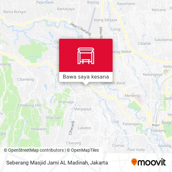 Peta Seberang Masjid Jami AL Madinah
