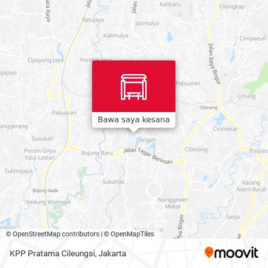 Peta KPP Pratama Cileungsi