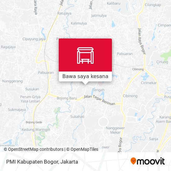 Peta PMI Kabupaten Bogor