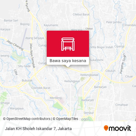 Peta Jalan KH Sholeh Iskandar 7