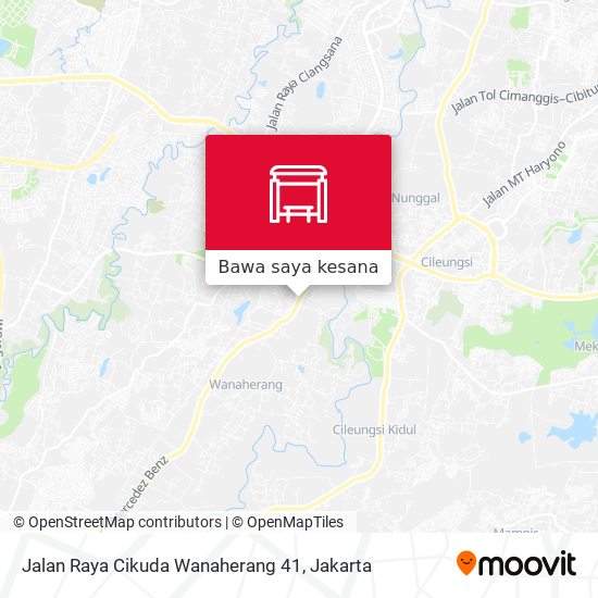 Peta Jalan Raya Cikuda Wanaherang 41
