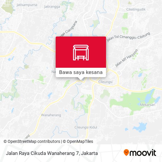 Peta Jalan Raya Cikuda Wanaherang 7