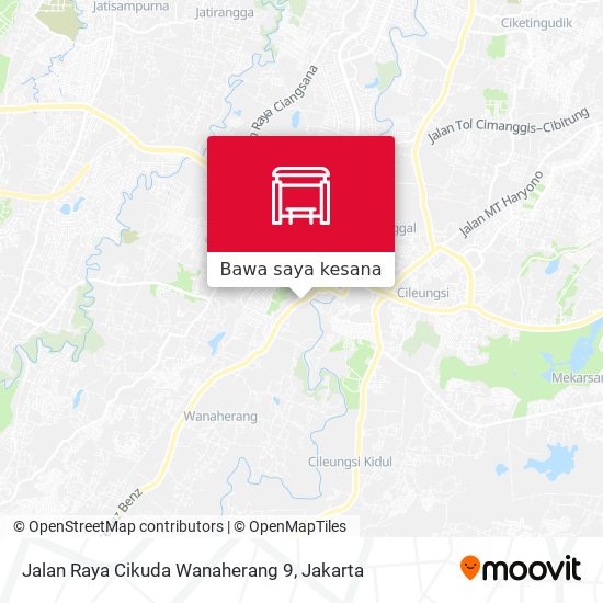 Peta Jalan Raya Cikuda Wanaherang 9