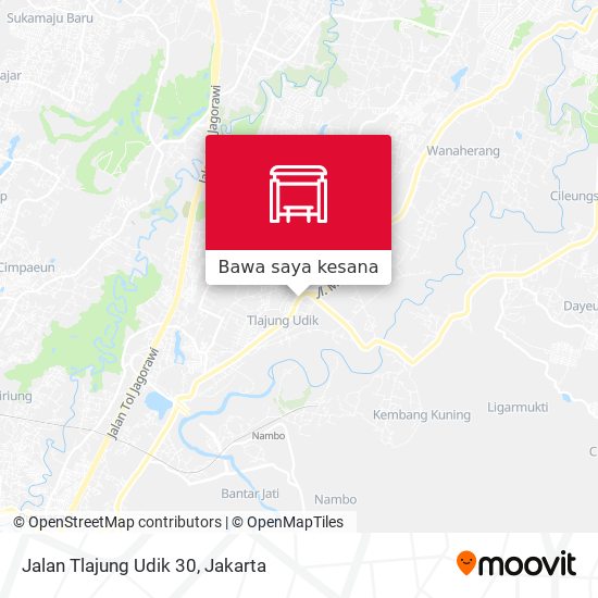 Peta Jalan Tlajung Udik 30
