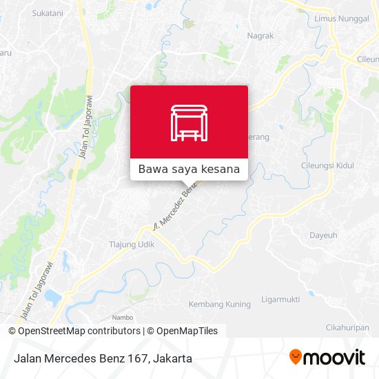 Peta Jalan Mercedes Benz 167