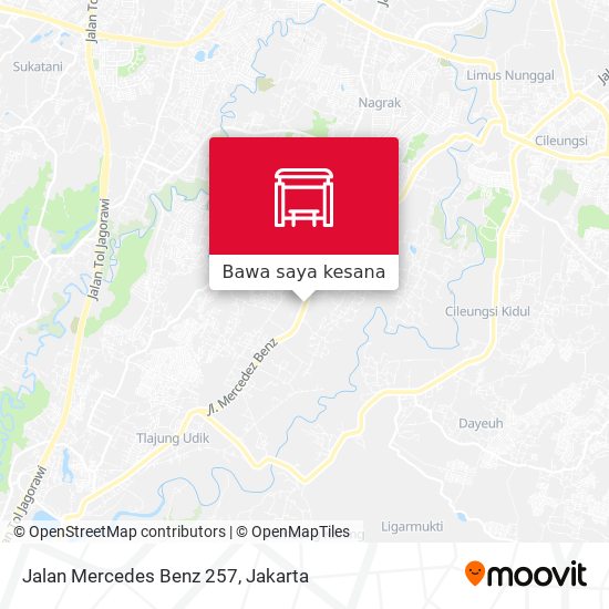 Peta Jalan Mercedes Benz 257