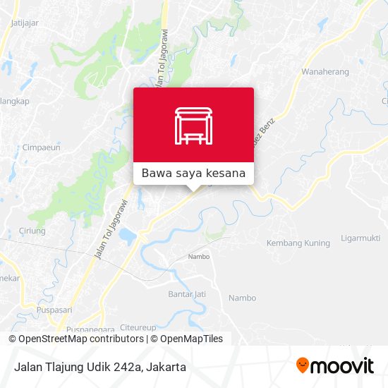 Peta Jalan Tlajung Udik 242a