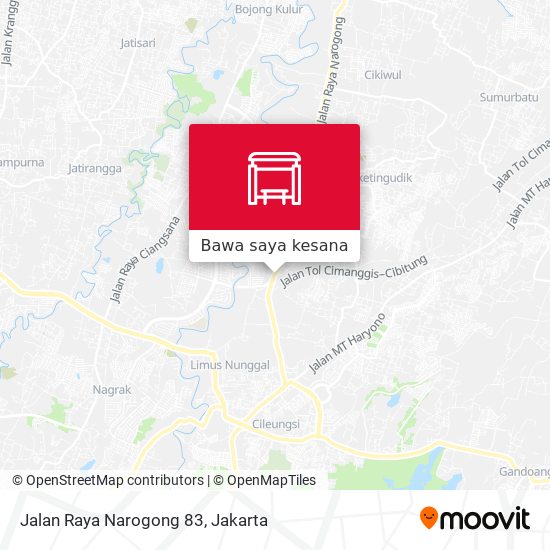 Peta Jalan Raya Narogong 83