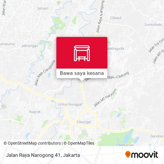 Peta Jalan Raya Narogong 41
